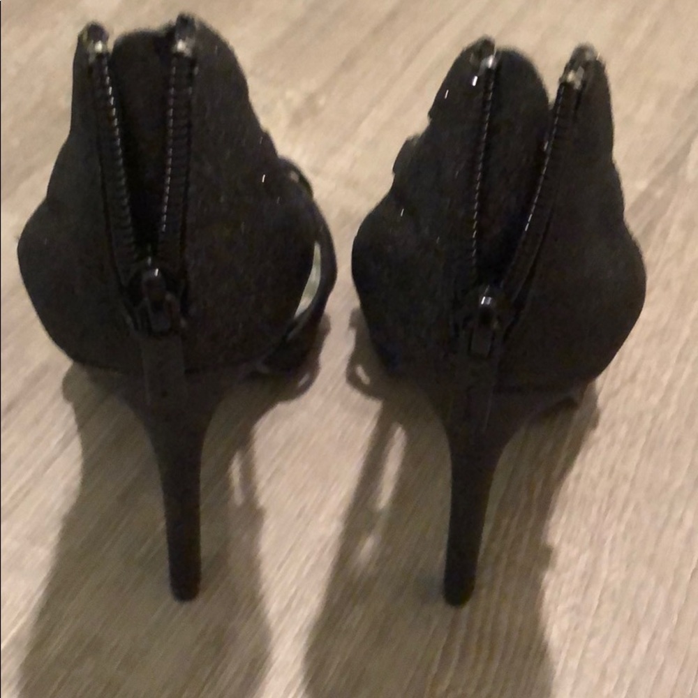 NEW NWT Nina Forest Black baby glitter sandals - Picture 6 of 8